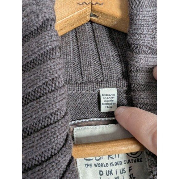 Vintage Y2K Esprit Sweater Women's Size Large Preppy Academia Chocolate Brown - Picture 6 of 12